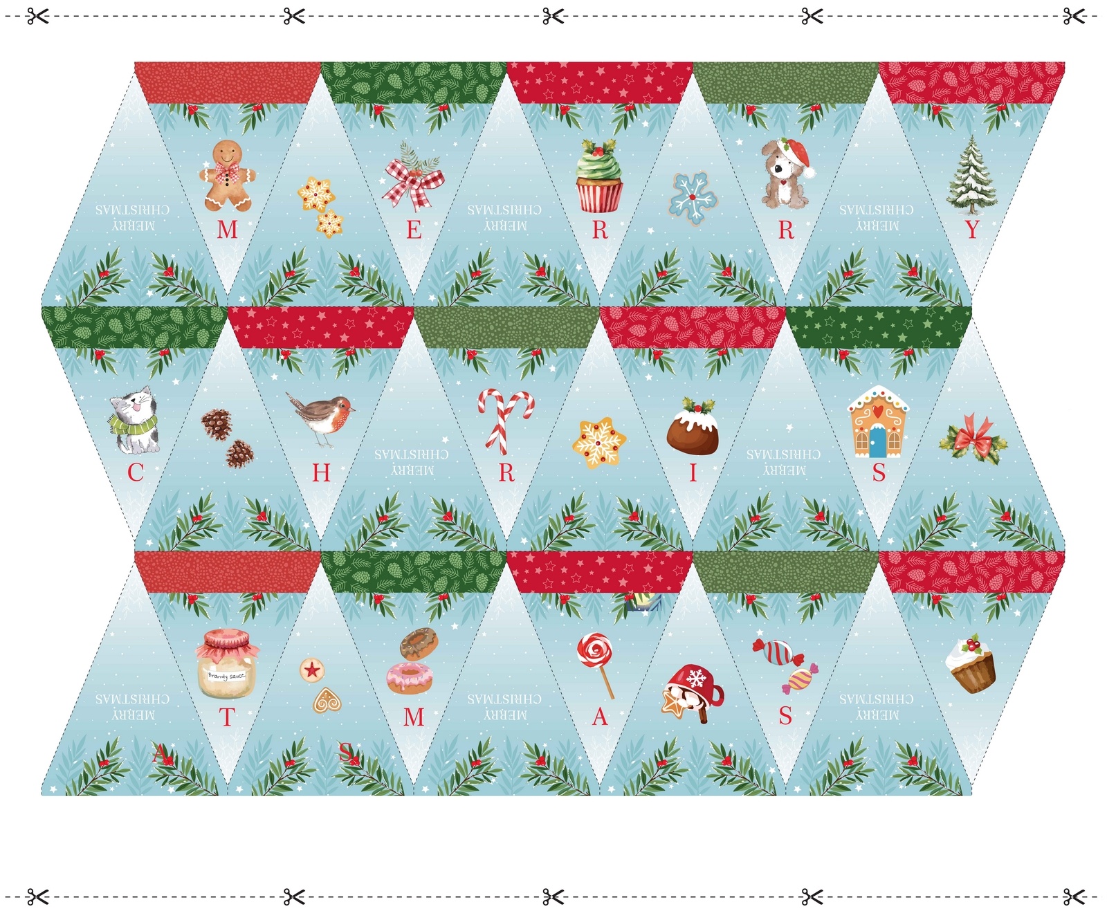 Gingerbread Bunting