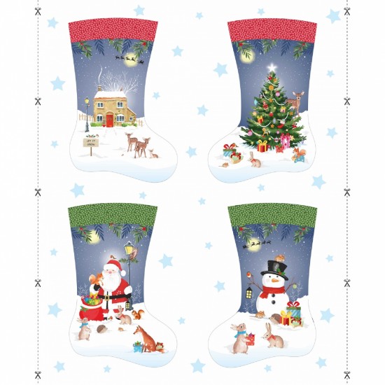 Woodland Christmas Medium Stocking