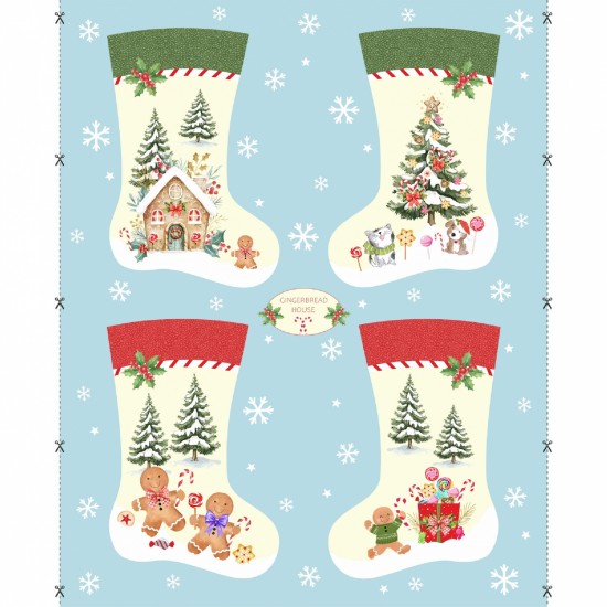 Gingerbread Medium Stocking