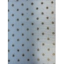 Seasonal Dots Col 101 White/Gold Dots