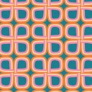 Petal Power Col.105 Swirls Teal