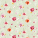 Spring Fields Col 103 Floral Jacquard Green