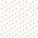 White Christmas Col 102 Snowflake White/Gold - Due July/Aug