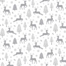 White Christmas Col 103 Reindeer White/Silver - Due July/Aug