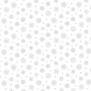 White Christmas Col 104 Snowflake White/Silver - Due July/Aug